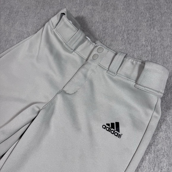 adidas Pants - Adidas Womens Softball Pants Gray Aeroready Stretch Pocket Snap Sz Small